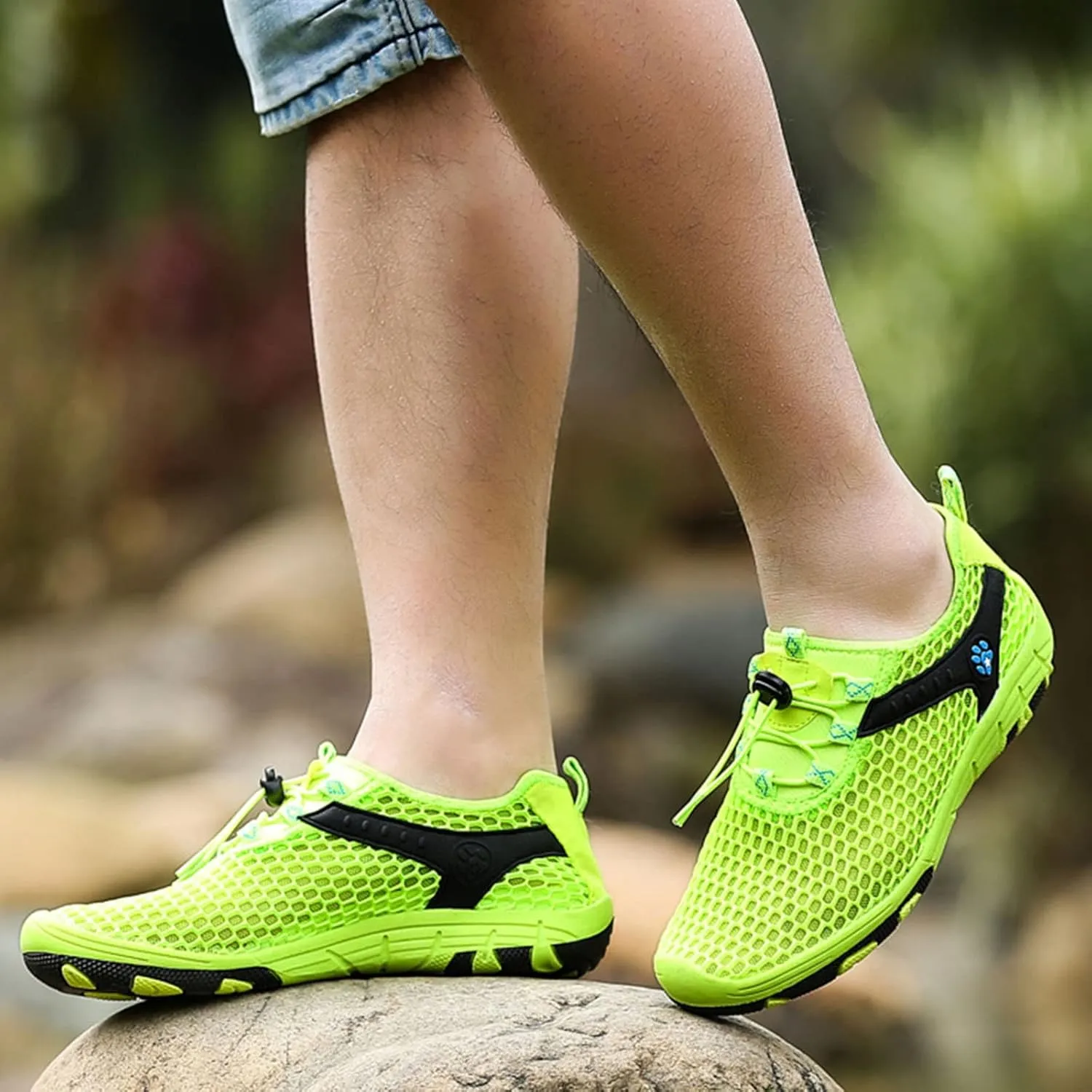 Men Sports Shoes Summer Mesh Breathable Comfortable Tracking Shoes Outdoor Sports Shoes Wading Shoes Mens Sneaker Boots Men's