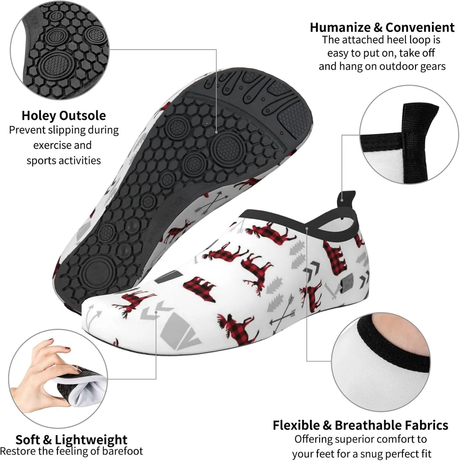 Men Women Water Sports Shoes Barefoot Quick-Dry Outdoor Water Sports Shoes