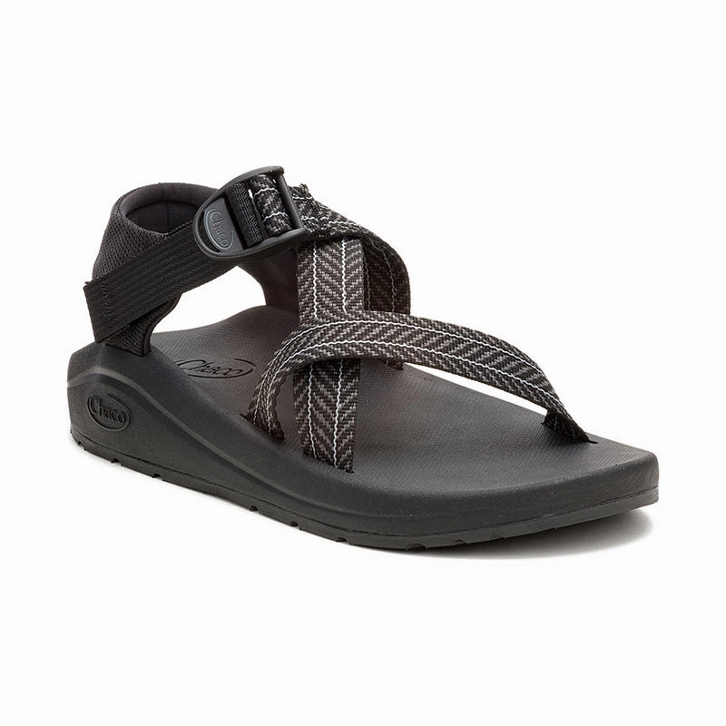 Toe Post Design Relaxed Walk Men's CushZ Frond Black