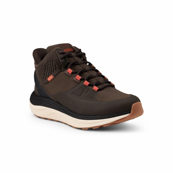 Practical Comfort Effortless Walk Fit Men's London AT Mid Waterproof - Mole / Whitecap Gray