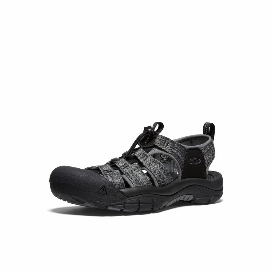 Marina Mood Ventilated Chassis Men's Newport H2 Sandal  |  Black/Steel Grey