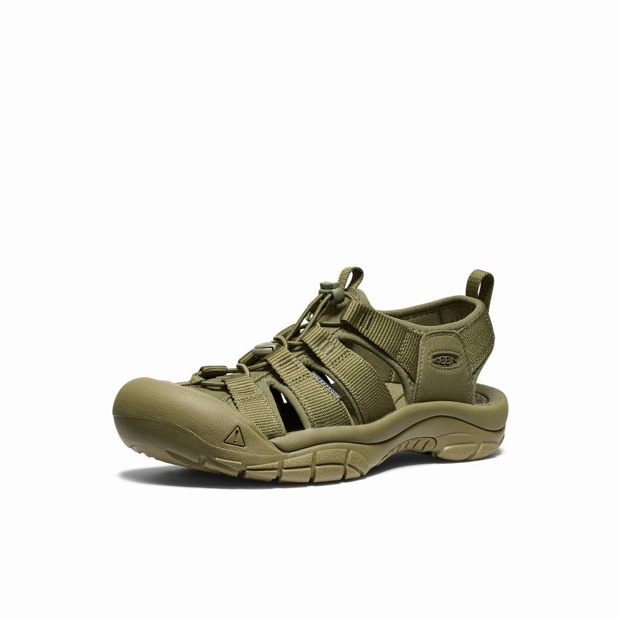 Chic Casual Footwear Men's Newport H2 Sandal  |  Monochrome/Olive Drab