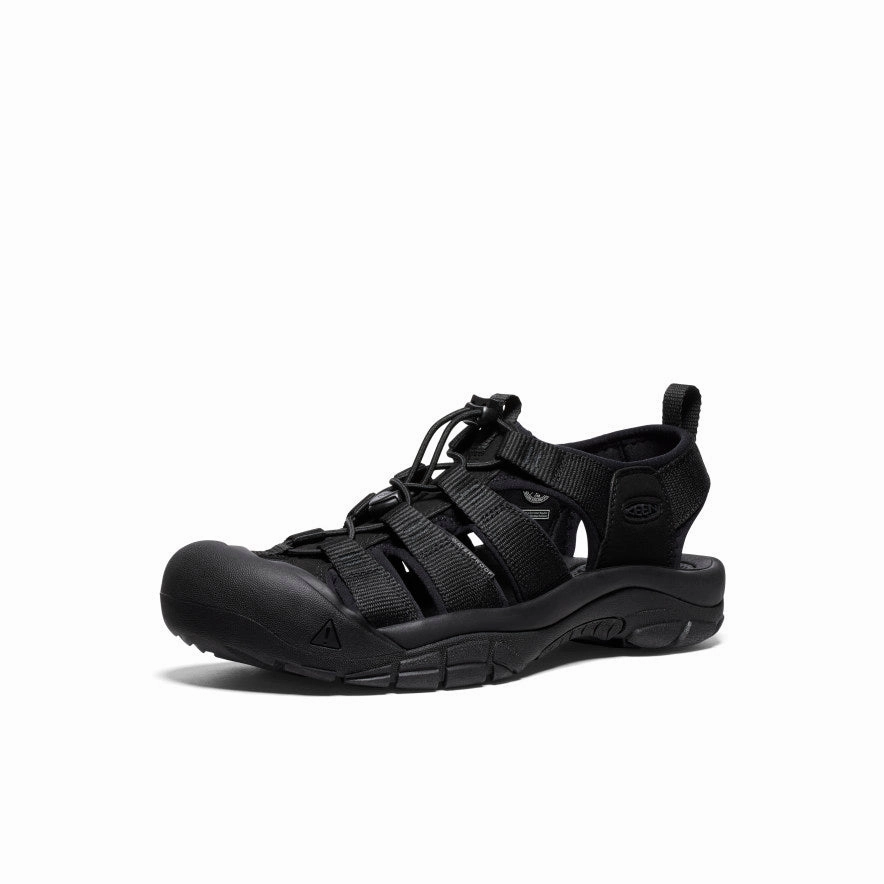 Men's Newport H2 Sandal  |  Triple Black Breezy Mood