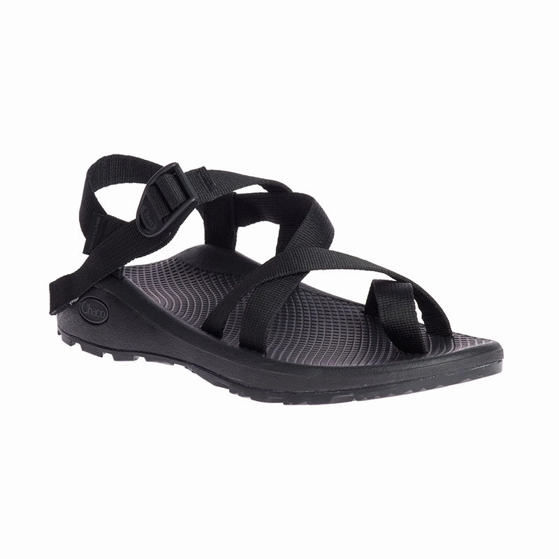 Men's Z/Cloud 2 Solid Black Shock Absorption Technology Leisure Vibe