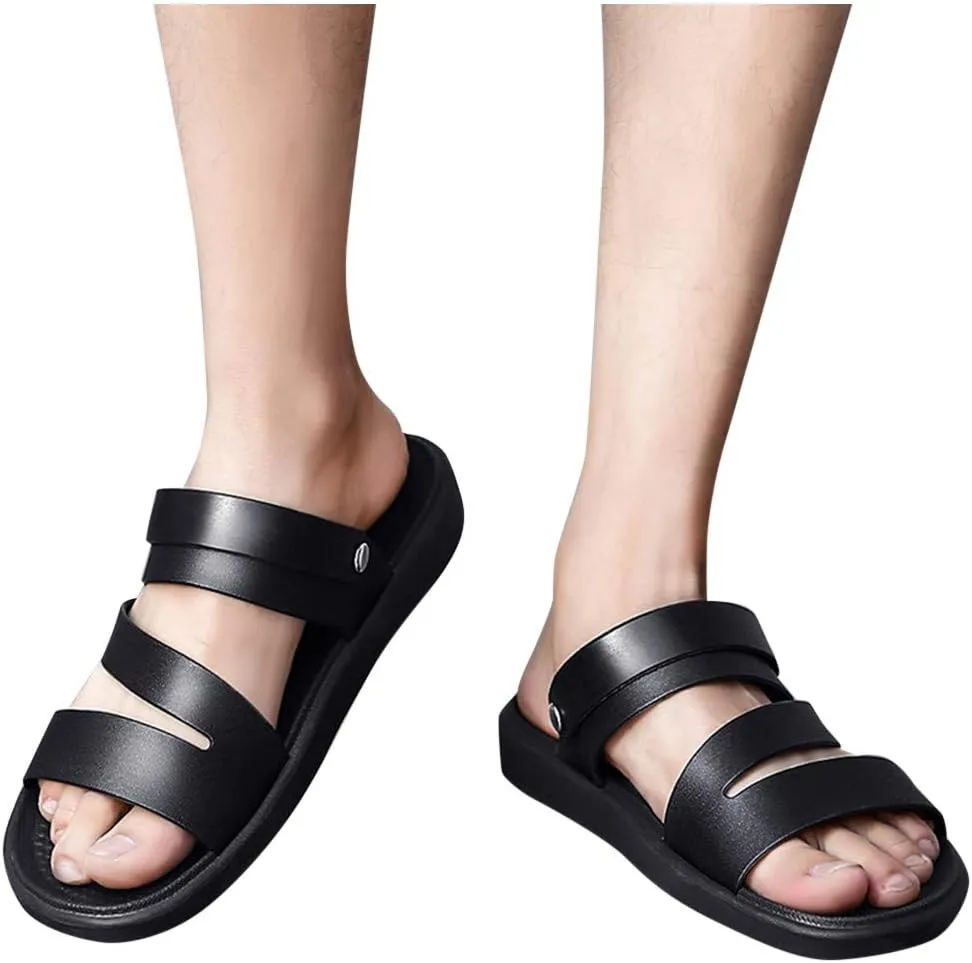 Mens Beach Sandals Sandal for Men Mens Sandals Adjustable Straps Comfortable Summer Beach Casual Sandal
