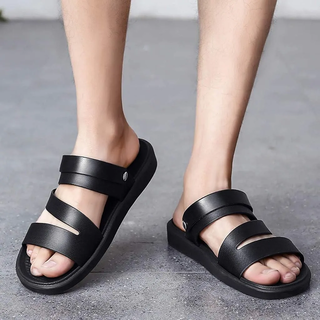 Mens Beach Sandals Sandal for Men Mens Sandals Adjustable Straps Comfortable Summer Beach Casual Sandal