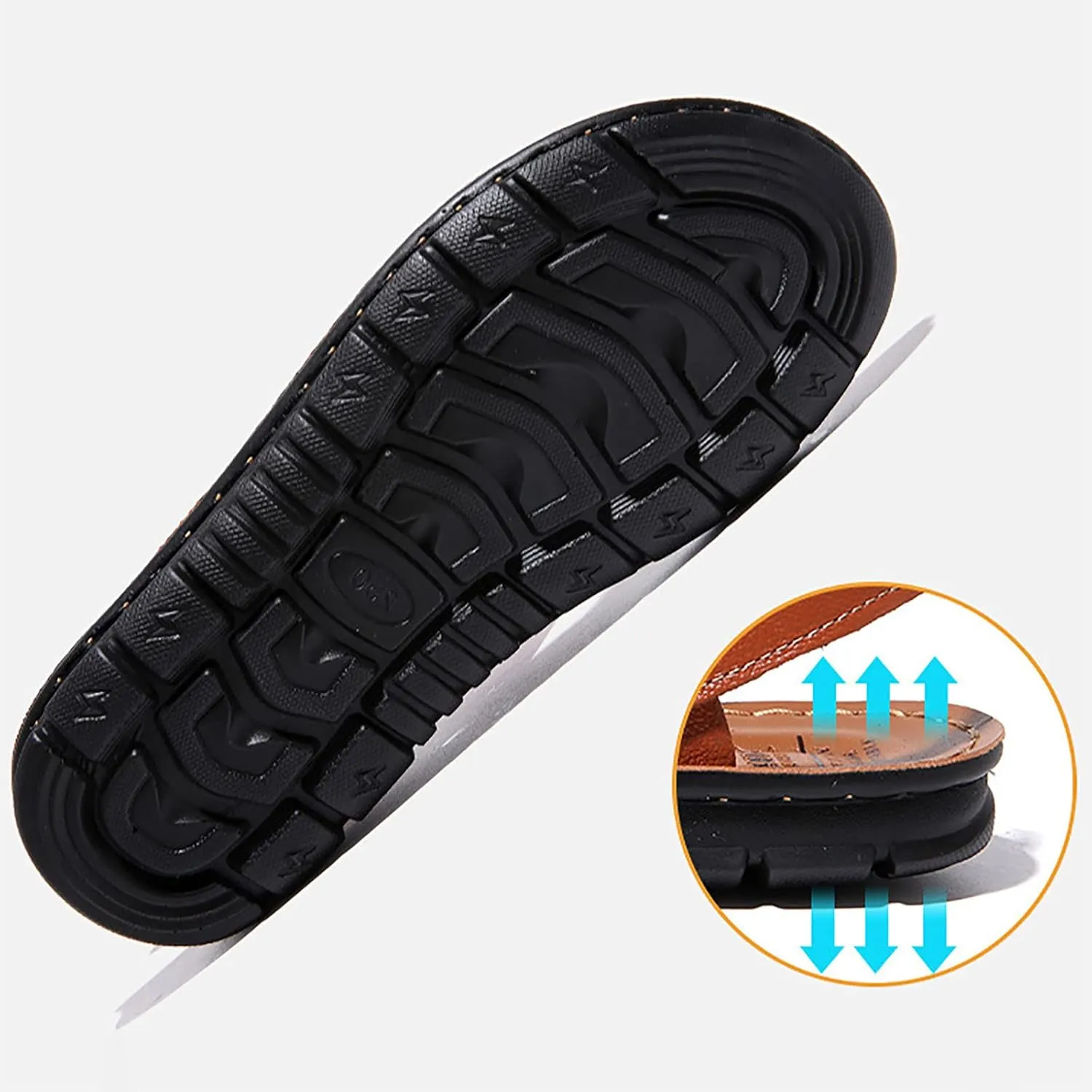 Mens Beach Sandals Sandal for Men Mens Sandals Summer Lightweight Outdoor Breathable Adjustable Straps Sandal