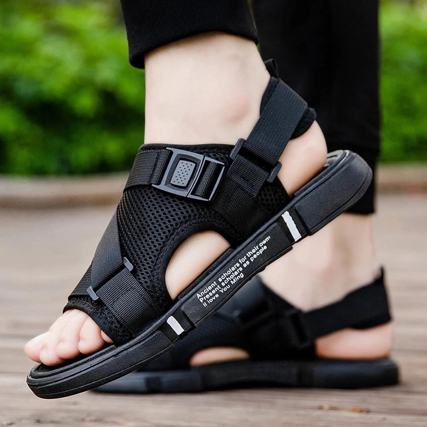 Mens Beach Sandals Sandal Men Mens Sandals Adjustable Straps Comfort Hiking Breathable Beach Sandal