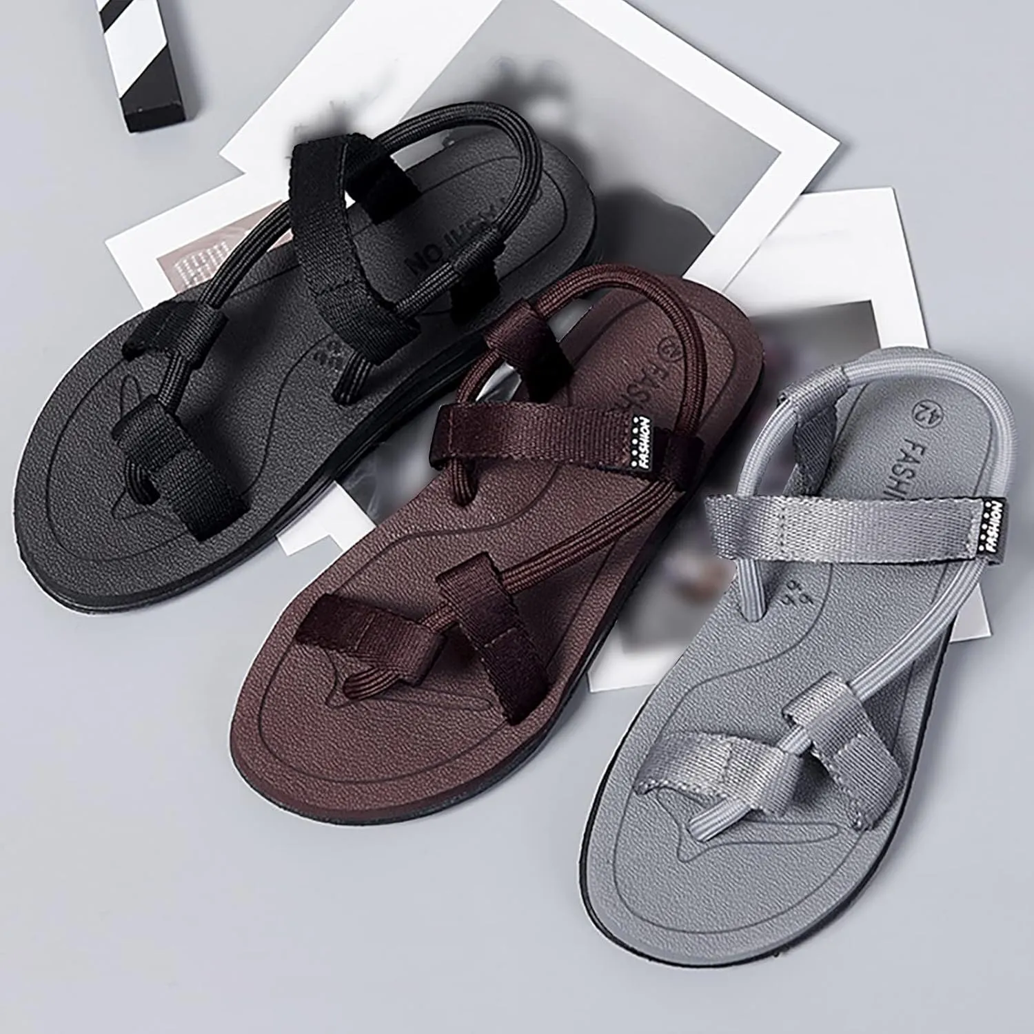 Mens Beach Sandals Sandal Men Mens Sandals Adjustable Straps Comfort Open Toe Comfortable Lightweight Sandal
