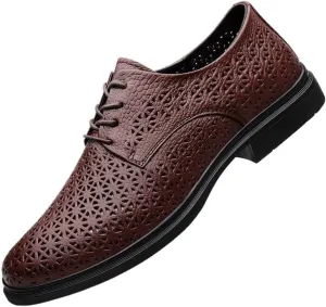 Men's Business Derby Shoes Mens Wingtip Brogue Oxford Formal Shoes for Men