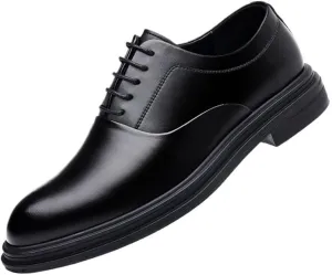 Men's Cap-Toe Oxford Formal Shoes - Breathable Lining Dress Footwear for Product Demonstrations, Executive Summits & Corporate Dinners
