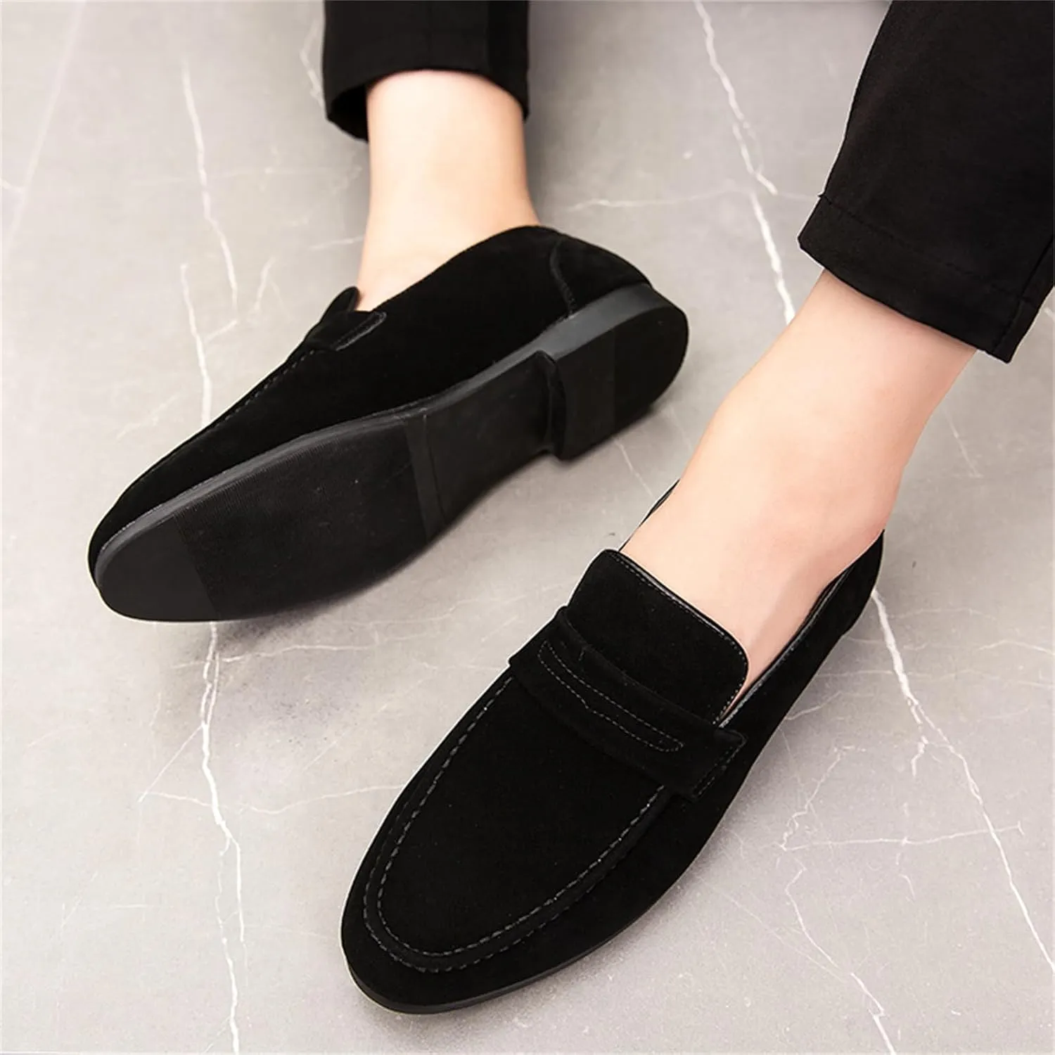 Men's Classic Loafers Slip-on Penny Loafer Comfort Business Casual Shoes