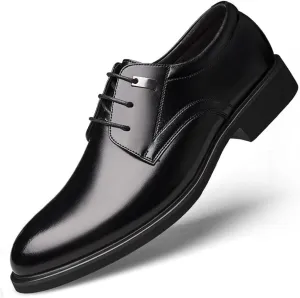 Mens Elevator Dress Shoes Summer Business Formal Shoes for Men Hollow Out Casual Korean Style Oxford Shoes Breathable Mens Footwear