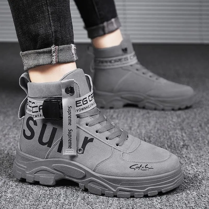 Men's Fashionable Sports Shoes, high top Walking Shoes, Outdoor Casual Sports Shoes, Men's Sports Ankle Sports Boots