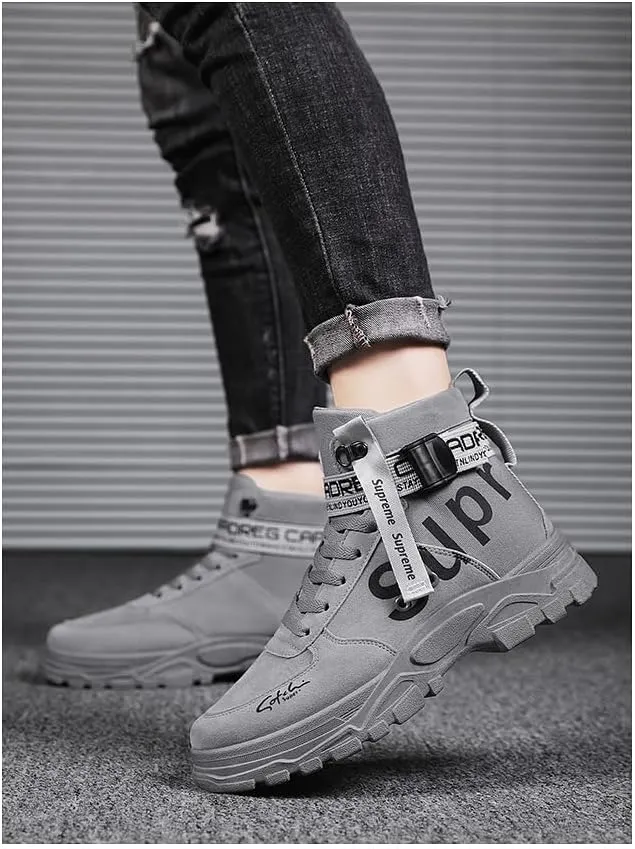 Men's Fashionable Sports Shoes, high top Walking Shoes, Outdoor Casual Sports Shoes, Men's Sports Ankle Sports Boots