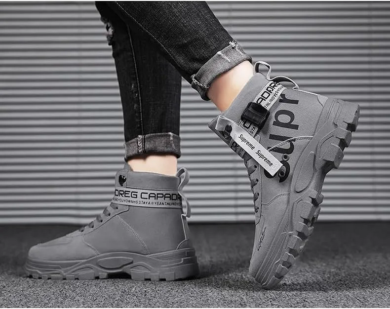 Men's Fashionable Sports Shoes, high top Walking Shoes, Outdoor Casual Sports Shoes, Men's Sports Ankle Sports Boots