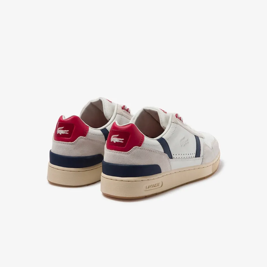 Men's Lacoste T-Clip Leather Sneakers
