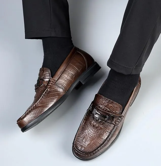Men's Leather Formal Wedding Dress Shoes Mens Business Casual Fashion Oxfords Wingtip Brogue for Men