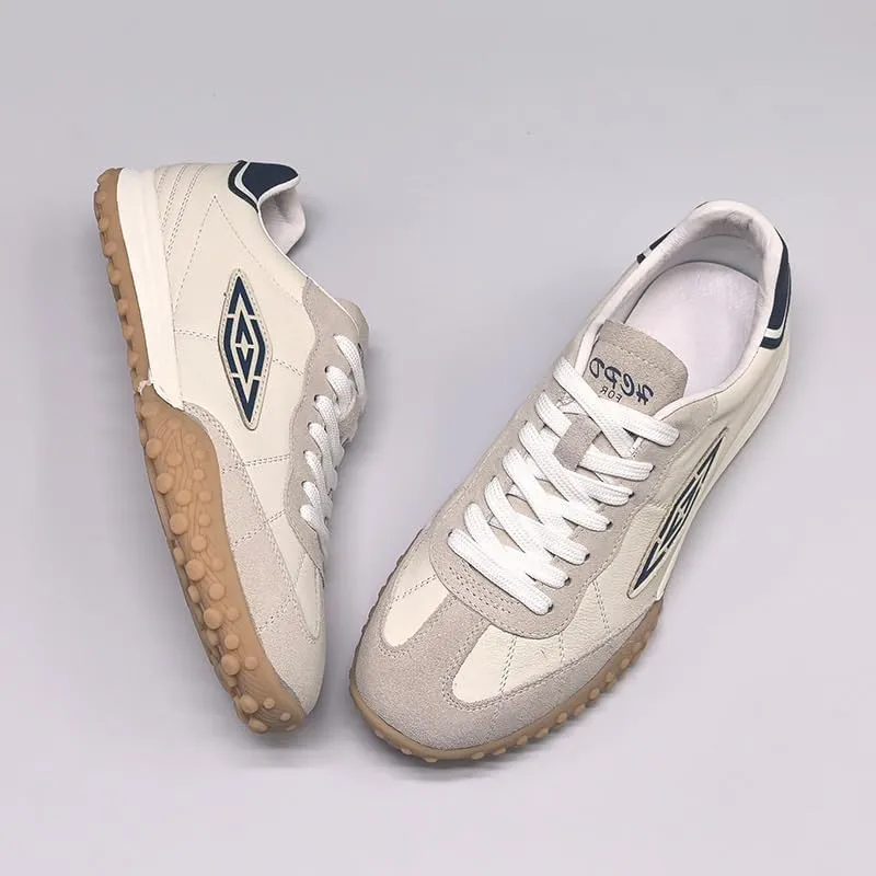 Mens Leather Oxford Casual Shoes Summer Lace Up Fashion Casual Classic Dress Shoes Comfortable Breathable Lightweight Non Slip