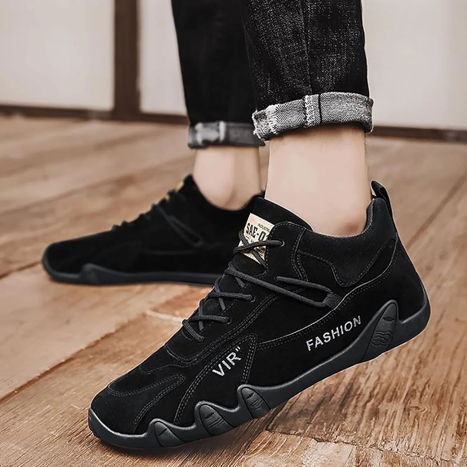 Men's Lightweight Non Slip Barefoot Shoes Portable Non Slip Fitness Workout Shoe Arch Support Plantar Fasciitis