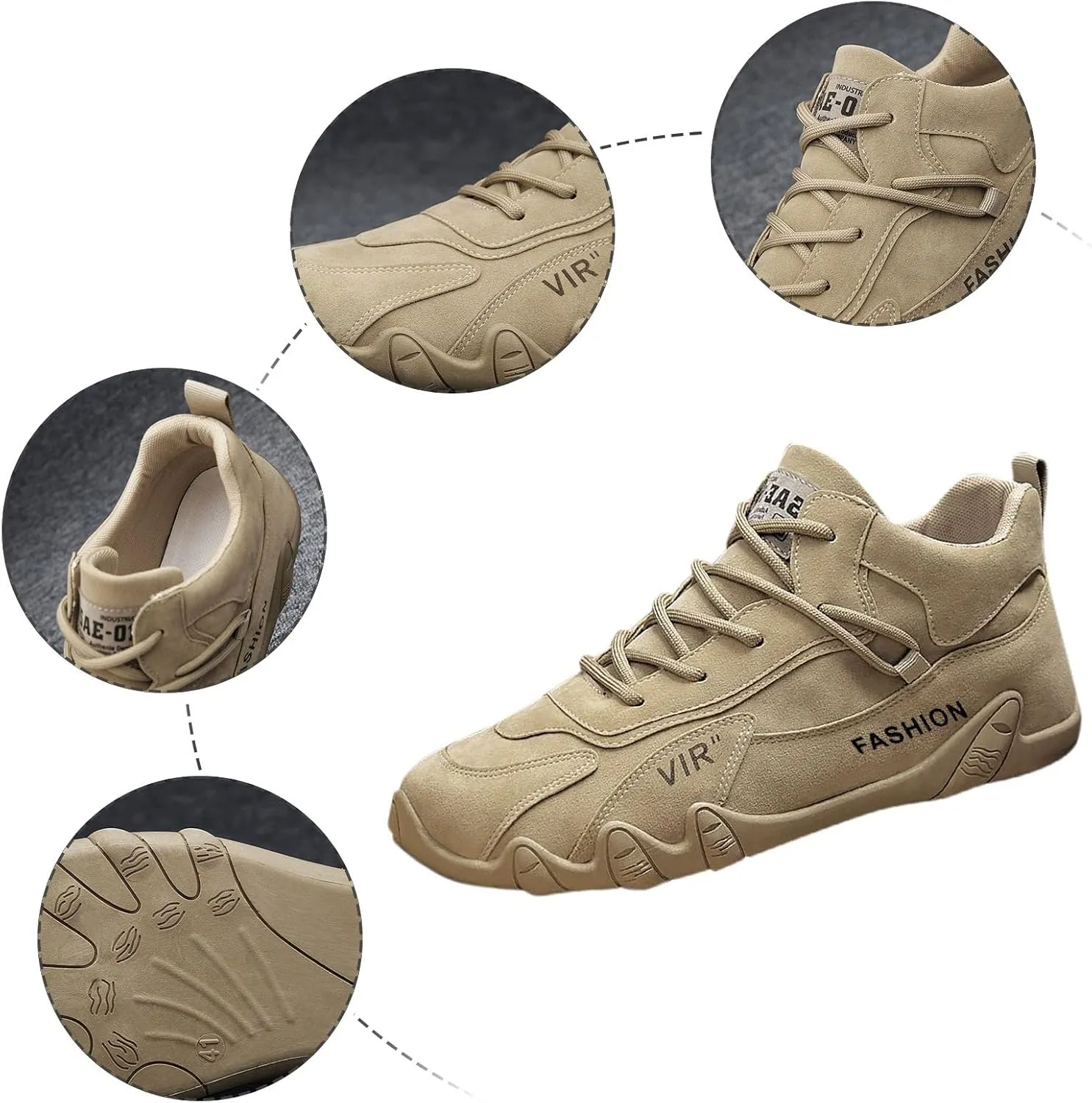 Men's Lightweight Non Slip Barefoot Shoes Portable Non Slip Fitness Workout Shoe Arch Support Plantar Fasciitis