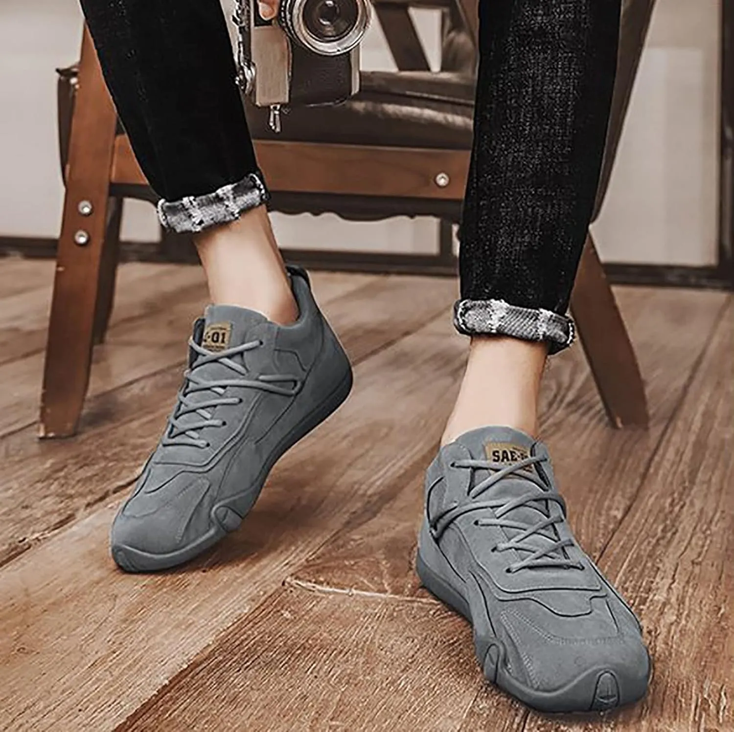 Men's Lightweight Non Slip Barefoot Shoes Portable Non Slip Fitness Workout Shoe Arch Support Plantar Fasciitis