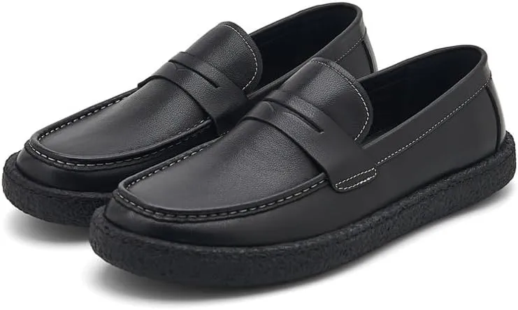 Men's Loafers Slip-On Shoes with Non-Slip Sole Comfy Non Slip Casual Breathable Sneakers