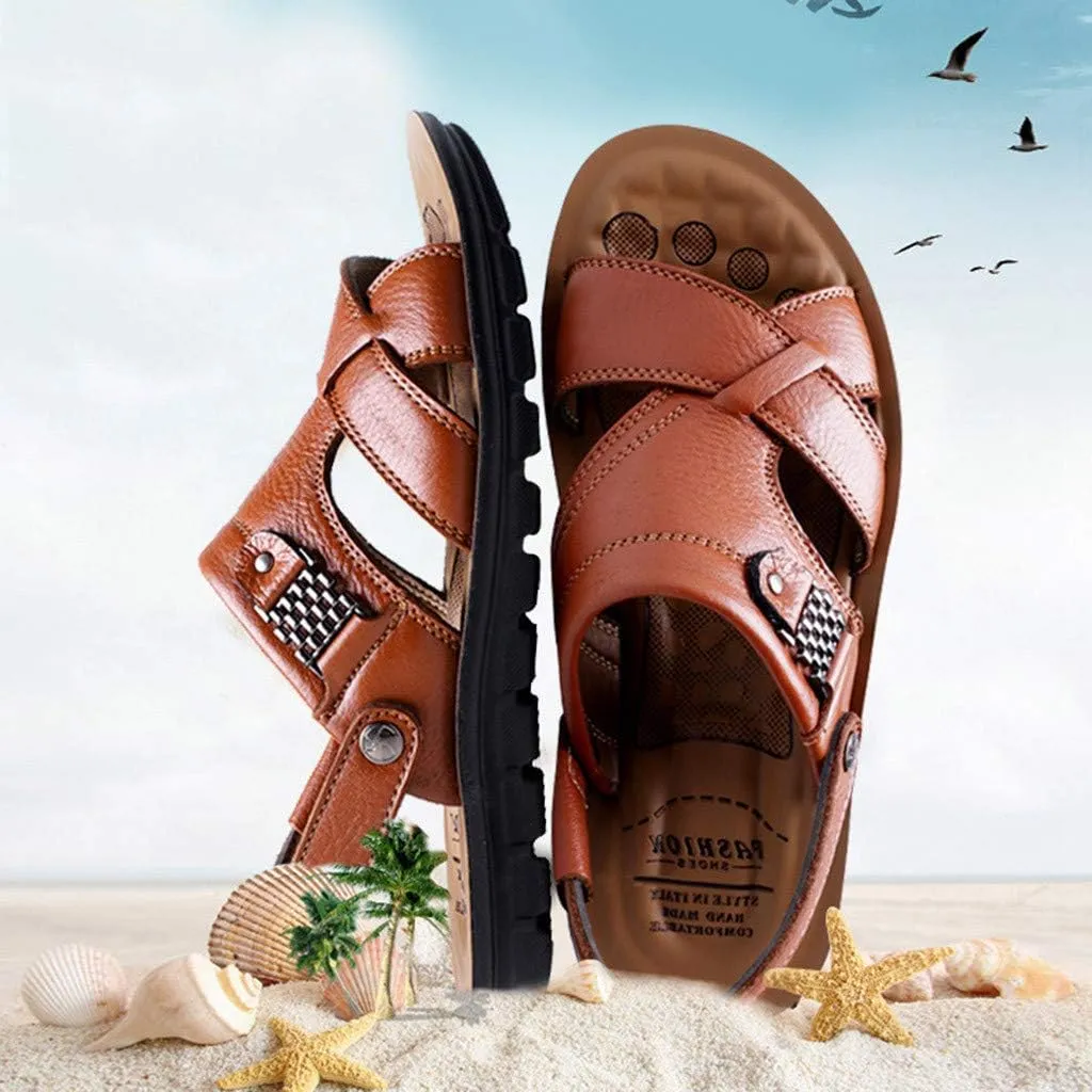 Mens Sandals Sandal for Men Mens Beach Sandals Beach Comfortable Adjustable Straps Breathable Outdoor Sandal