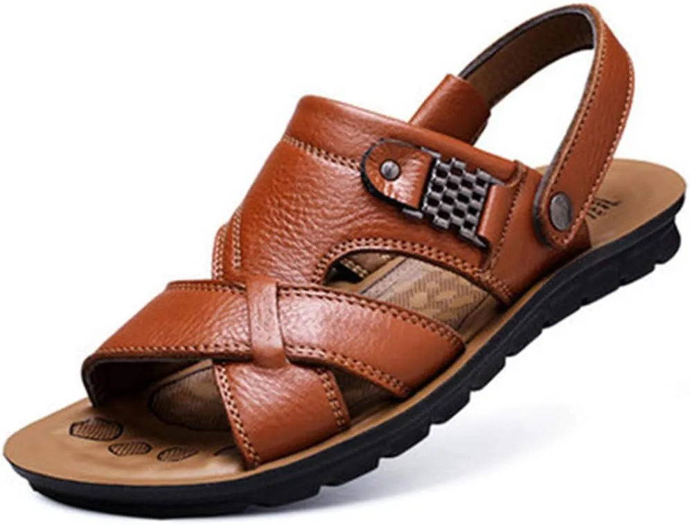 Mens Sandals Sandal for Men Mens Beach Sandals Beach Comfortable Adjustable Straps Breathable Outdoor Sandal