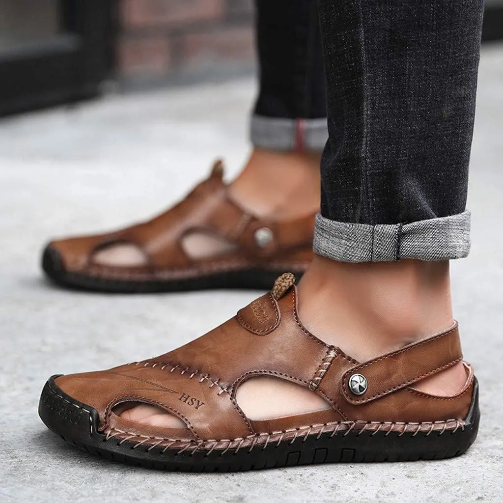 Mens Sandals Sandal Men Mens Beach Sandals Comfortable Adjustable Straps Summer Open Toe Casual Sandal