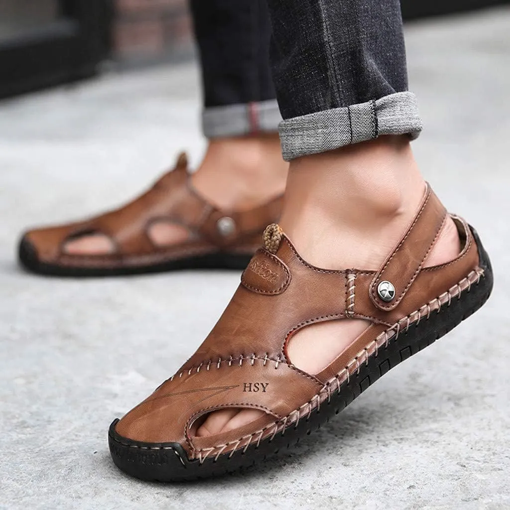 Mens Sandals Sandal Men Mens Beach Sandals Comfortable Adjustable Straps Summer Open Toe Casual Sandal