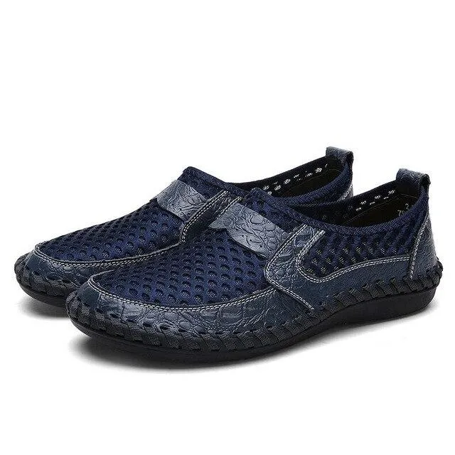 Men's Shoes - Mesh Casual Soft Comfortable  Breathable Lightweight Slip-On Shoes