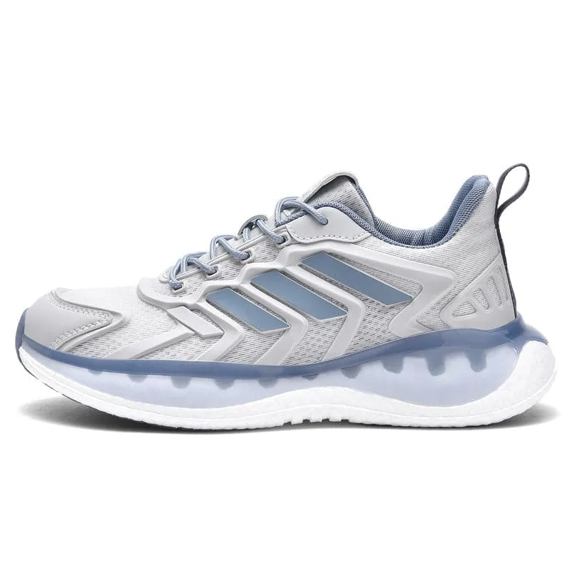 Men's Shoes Summer Popcorn Flying Woven Breathable Soft Sole Running Sneakers Men's Casual All-match Dad Trend Shoes