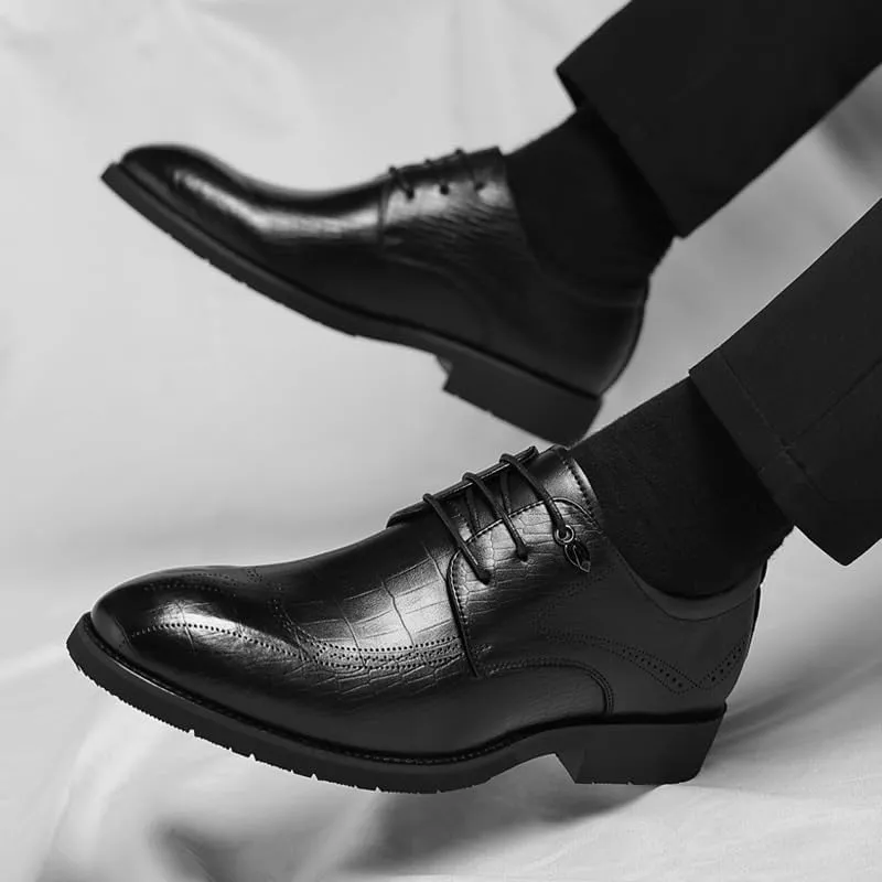 Mens Tuxedo Shoes Comfort Non Slip Casual Business Work Formal Shoes Business Sneaker Dress Shoes for Men(7)