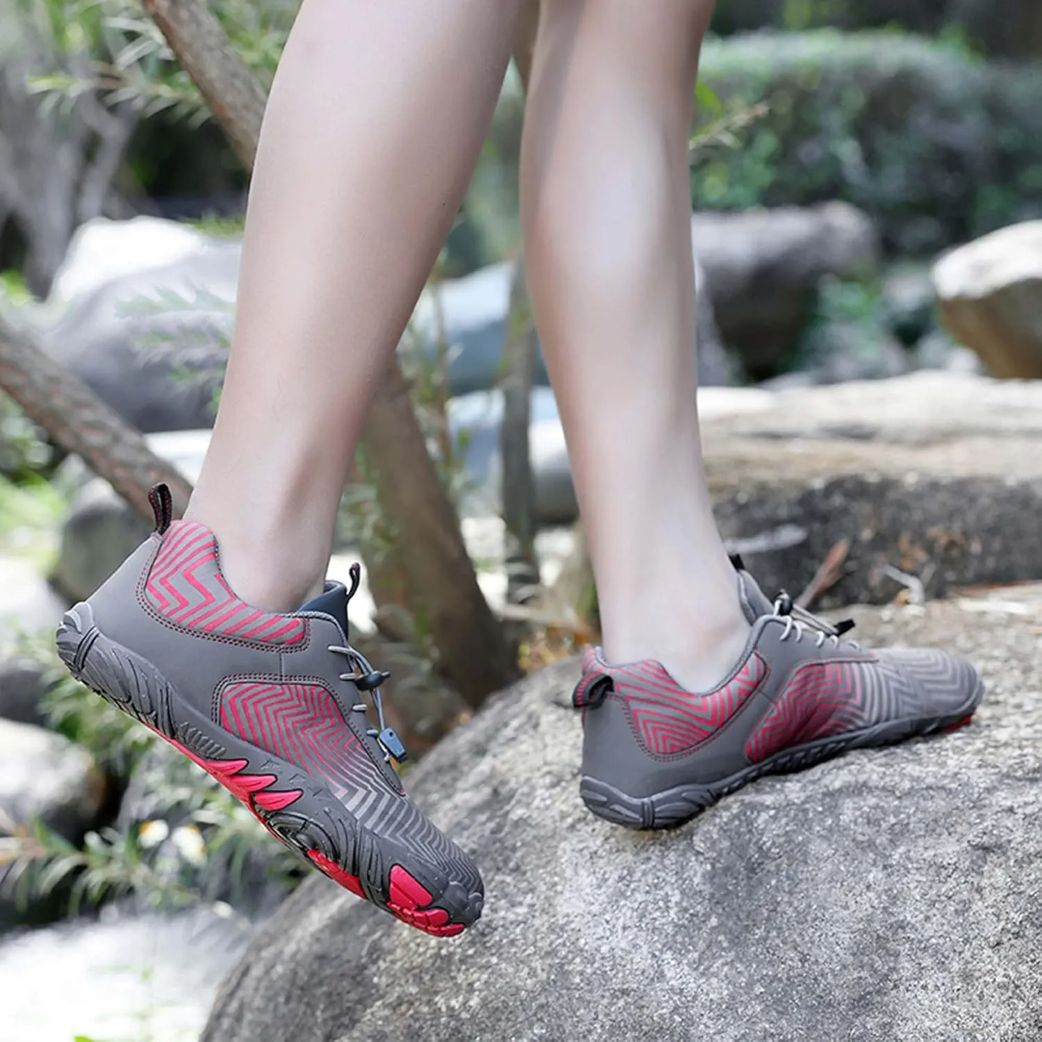 Men's Women's Outdoor Water Sports Shoes Men's Quick Dry Beach Shoes Walking, Fishing, Climbing, Sailing, Hiking, Functional Training Shoes Breathable, Amphibious Sports Shoes