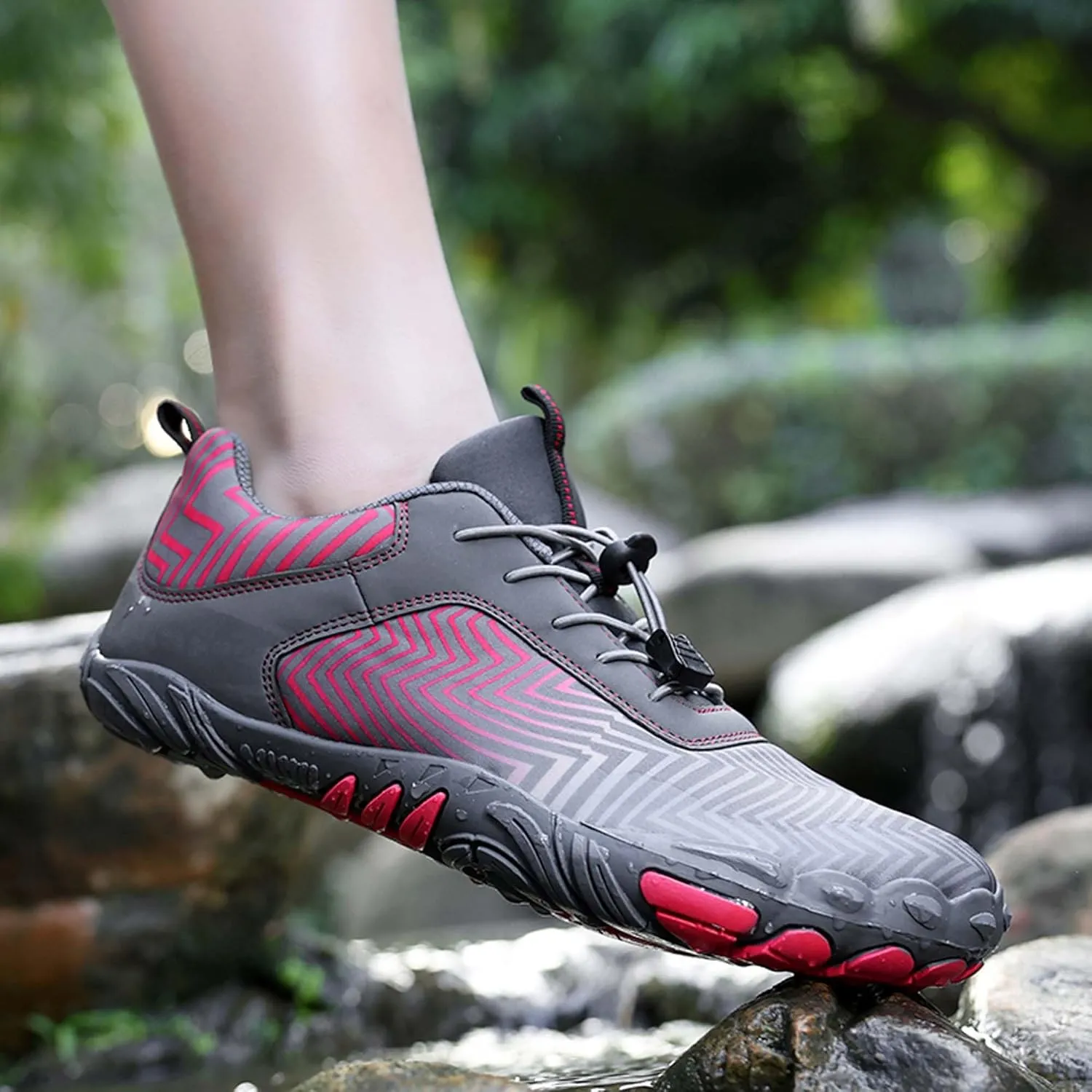 Men's Women's Outdoor Water Sports Shoes Men's Quick Dry Beach Shoes Walking, Fishing, Climbing, Sailing, Hiking, Functional Training Shoes Breathable, Amphibious Sports Shoes