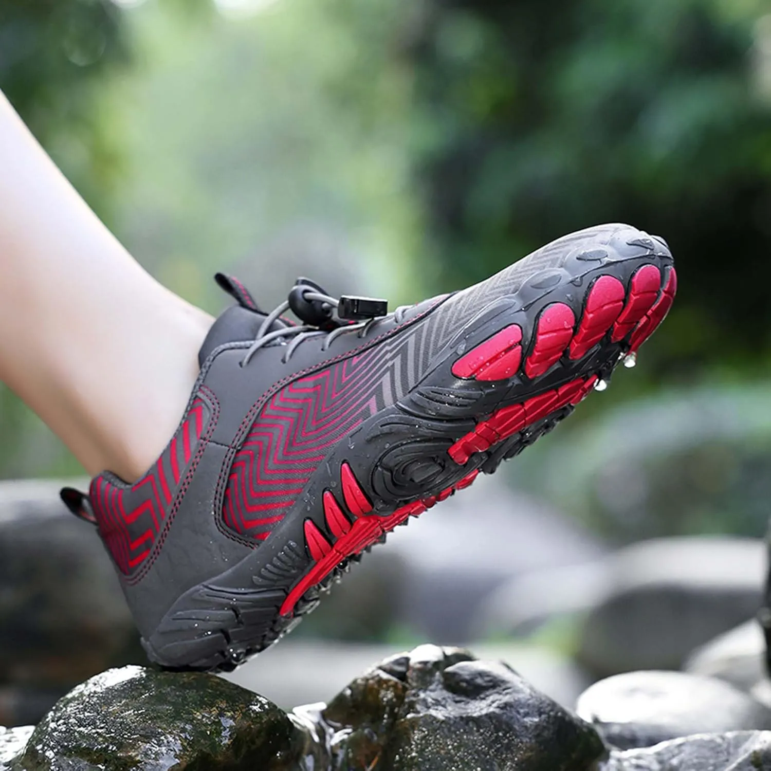 Men's Women's Outdoor Water Sports Shoes Men's Quick Dry Beach Shoes Walking, Fishing, Climbing, Sailing, Hiking, Functional Training Shoes Breathable, Amphibious Sports Shoes