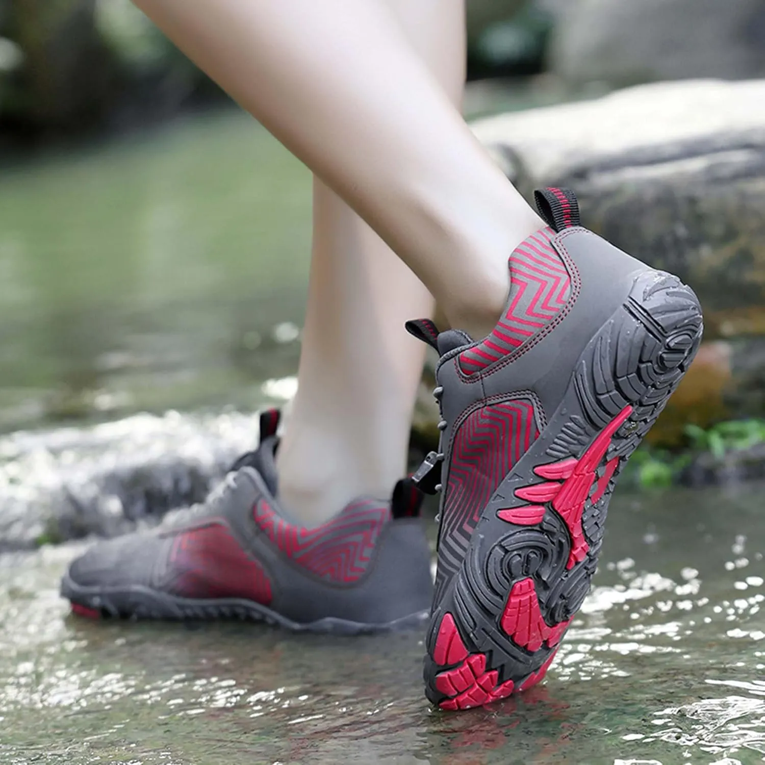 Men's Women's Outdoor Water Sports Shoes Men's Quick Dry Beach Shoes Walking, Fishing, Climbing, Sailing, Hiking, Functional Training Shoes Breathable, Amphibious Sports Shoes