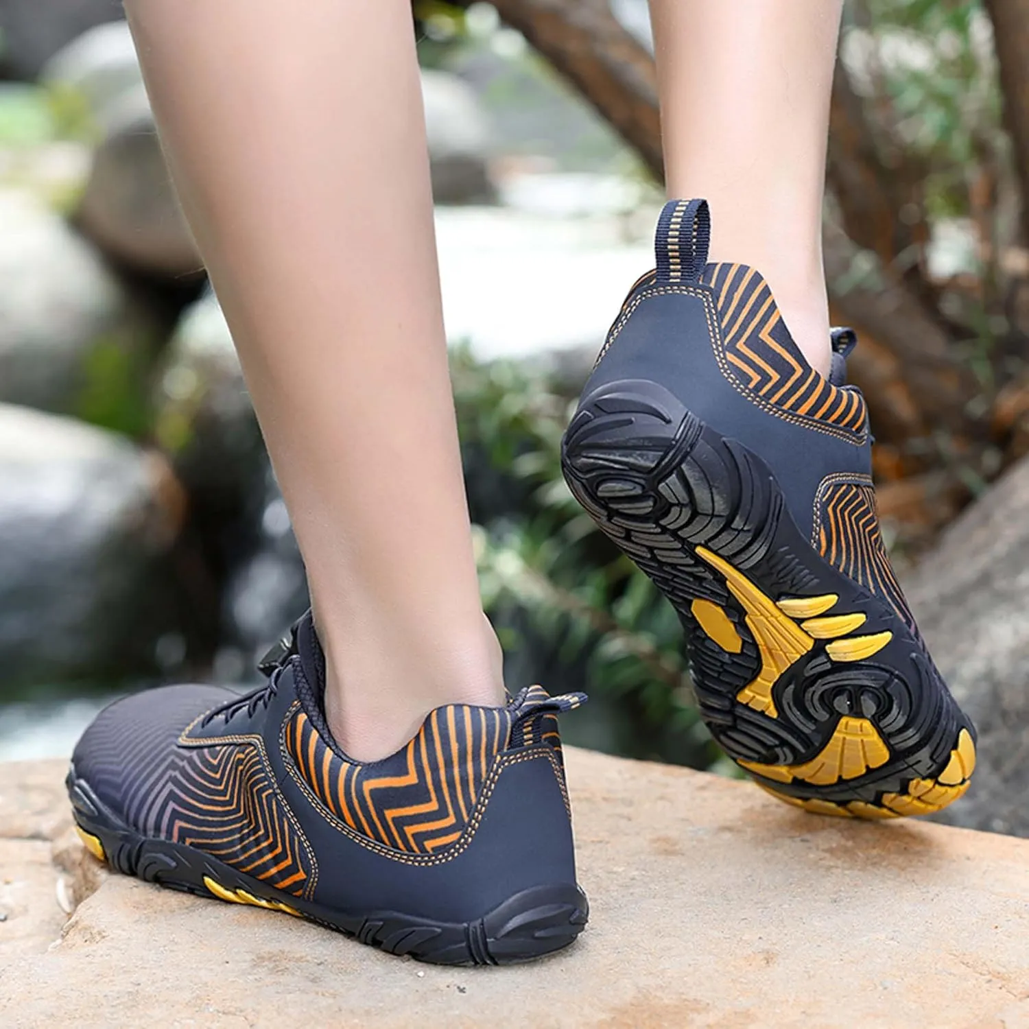 Men's Women's Outdoor Water Sports Shoes Men's Quick Dry Beach Shoes Walking, Fishing, Climbing, Sailing, Hiking, Functional Training Shoes Breathable, Amphibious Sports Shoes