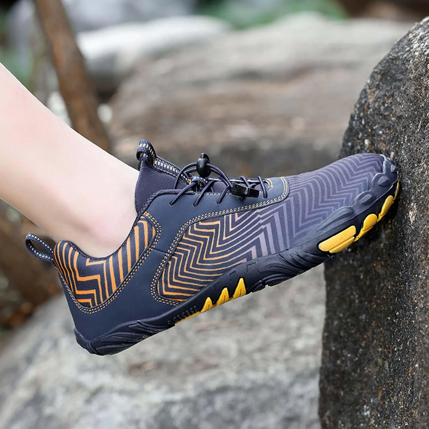 Men's Women's Outdoor Water Sports Shoes Men's Quick Dry Beach Shoes Walking, Fishing, Climbing, Sailing, Hiking, Functional Training Shoes Breathable, Amphibious Sports Shoes