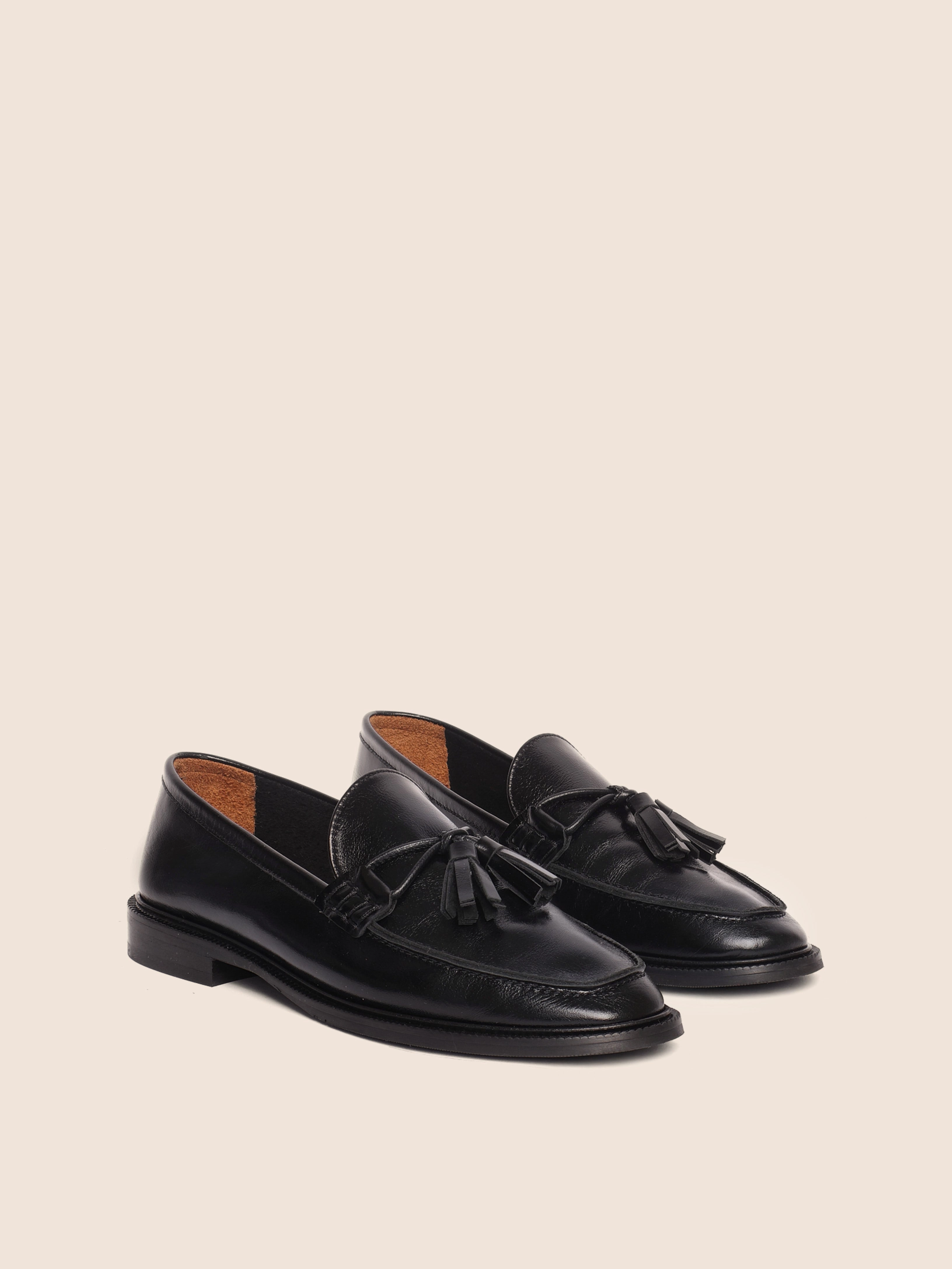 flexible shoes Douro Black Loafer