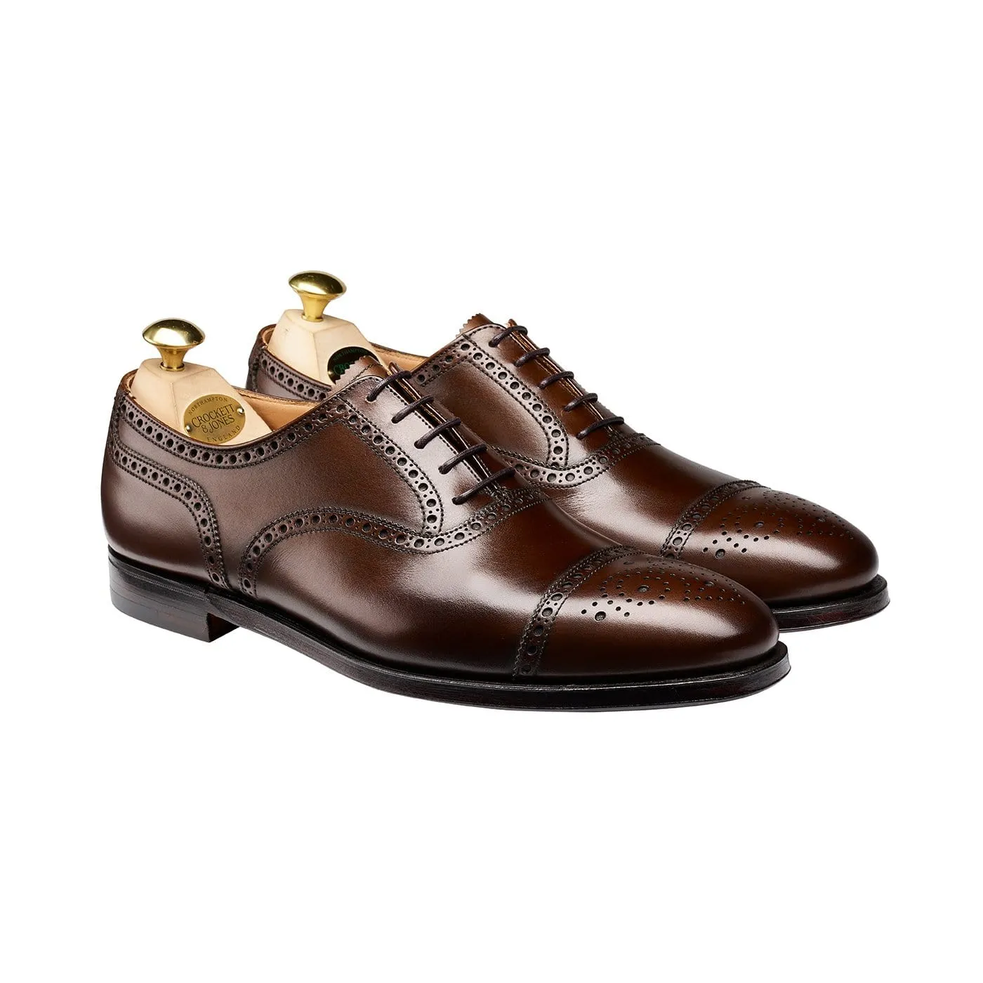 Palm Base Westfield Dark Brown Burnished Calf