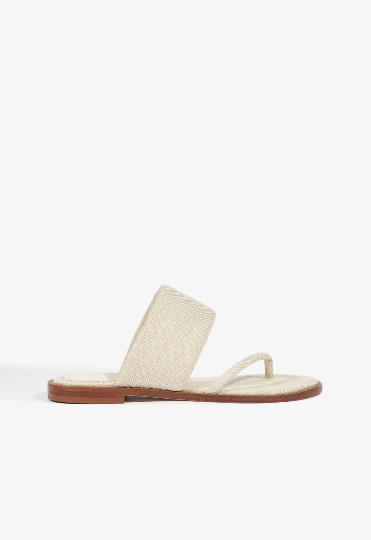 Alba Flat Sandal Workout synthetic leather