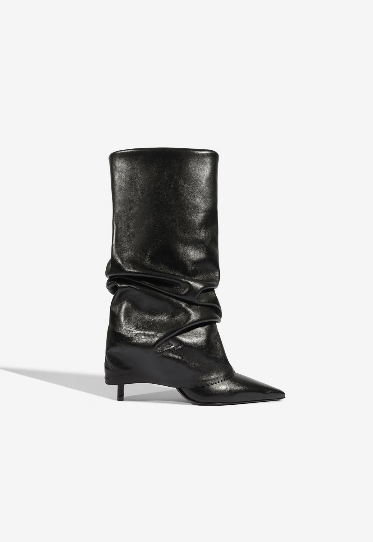 Mikki Cloak Leather Bootie Good Traction