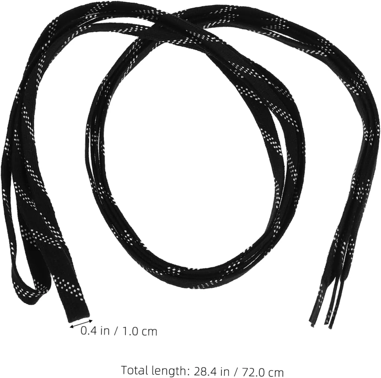 Milisten Hockey Laces Fat Shoe Laces er Skate Laces Hockey Skate Laces Ice Skate Laces Replacement Shoe Laces