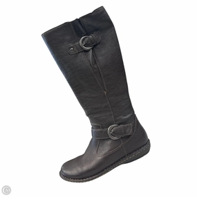 Lace Up Casual Day Boots Knee Flats By Boc In Brown, Size: 7