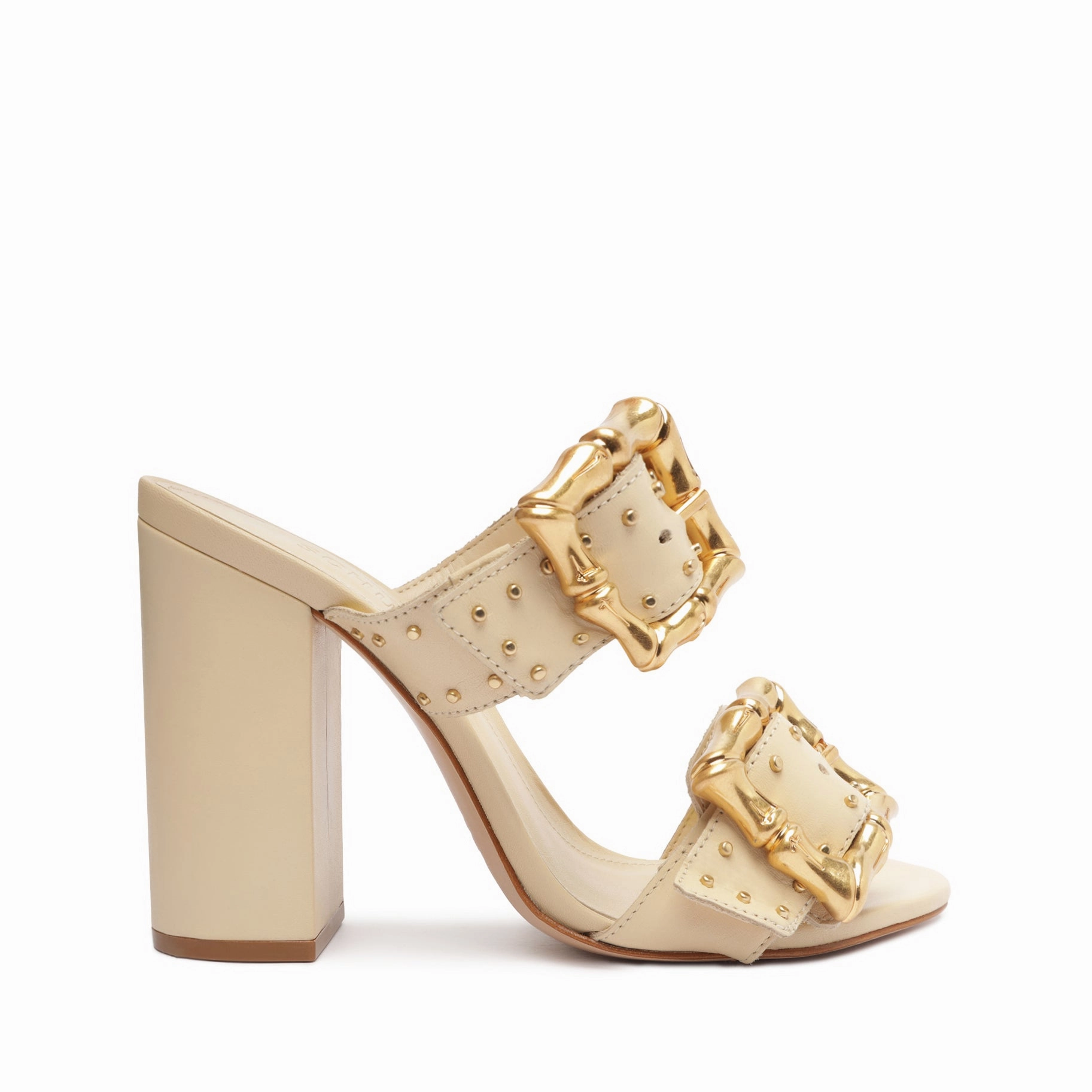 Enola Studs Leather Sandal Sweat Resistant Frequent Travelers