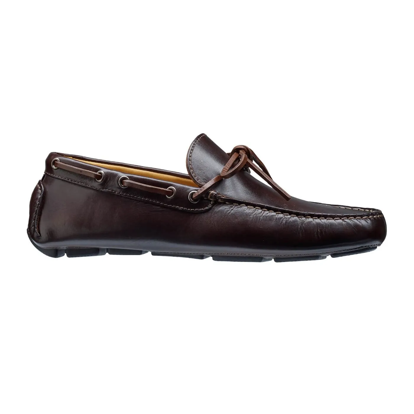 Modena Dark Brown Burnished Calf Week Easy Lace Tie
