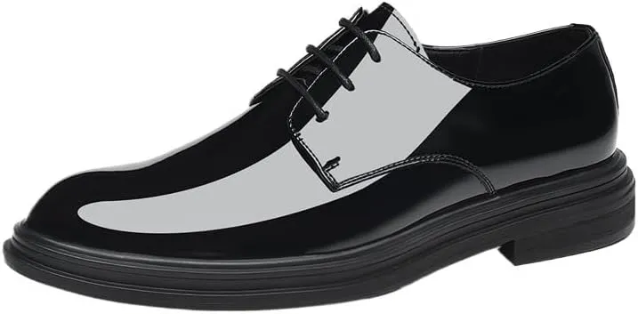 Modern Men's Derby Formal Shoes - Cushioned Midsole Dress Footwear for Job Interviews, Award Ceremonies & Professional Engagements