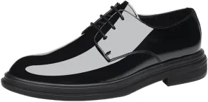 Modern Men's Derby Formal Shoes - Cushioned Midsole Dress Footwear for Job Interviews, Award Ceremonies & Professional Engagements